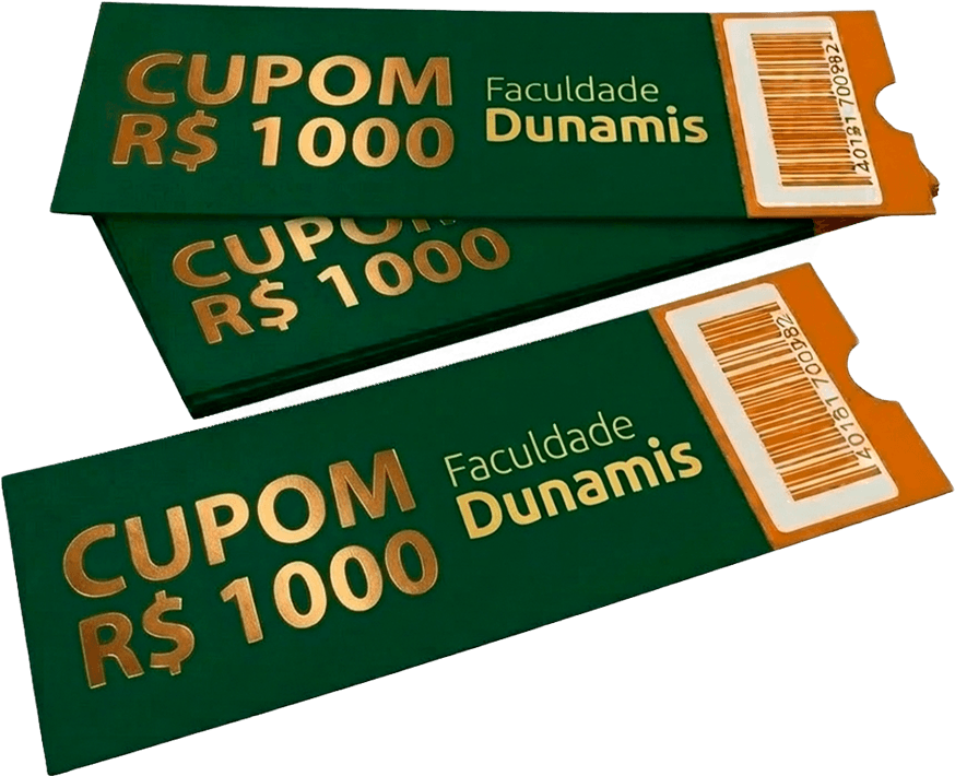 Cupom R$ 1000 Faculdade Dunamis